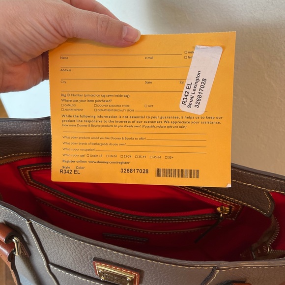 Dooney and Bourke Small Lexington with wallet - Picture 12 of 14